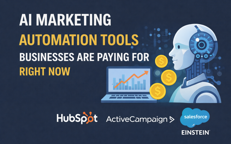 AI marketing Automation tools Businesses are paying for Right Now