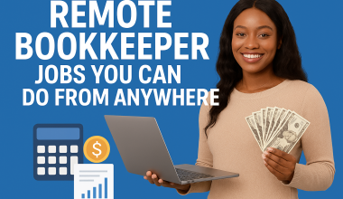 Remote bookeeper Job you can do from anywhere